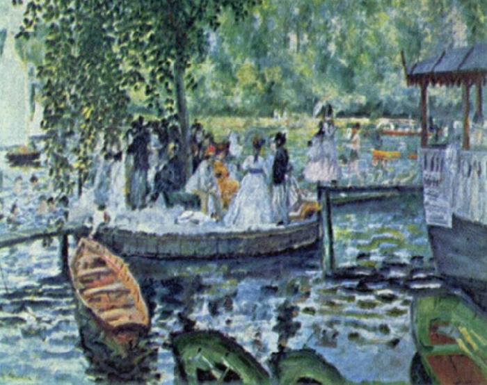 Pierre-Auguste Renoir La Grenouillere oil painting picture